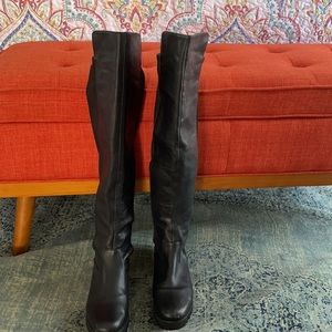 Amazing Over The Knee Leather Boots - Donald Pliner
